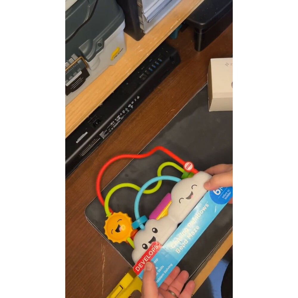 baby toy chasing rainbows bead maze 6m+